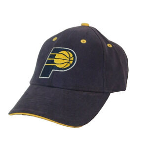 Indiana Pacers Cap Hat NBA ELEVATION Purple Gold Adjustable Strap back